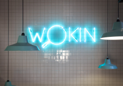 wokin logo neon